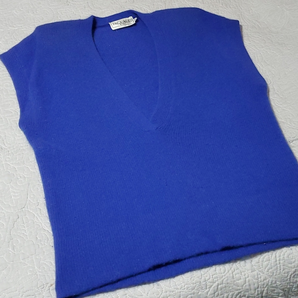 80's oversized sleeveless sweater